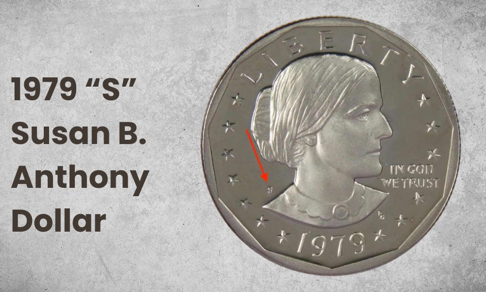 1979 “S” Susan B. Anthony Dollar