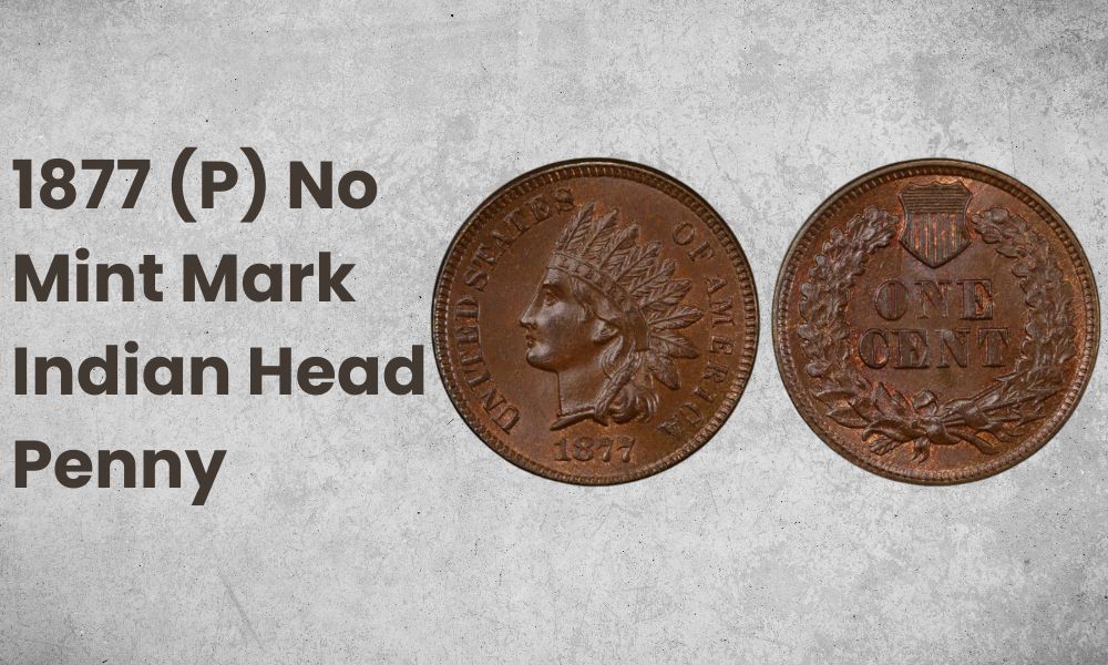 1877 (P) No Mint Mark Indian Head Penny