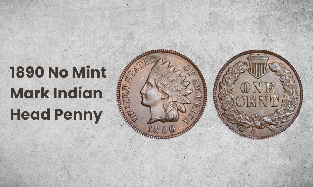 1890 No Mint Mark Indian Head Penny