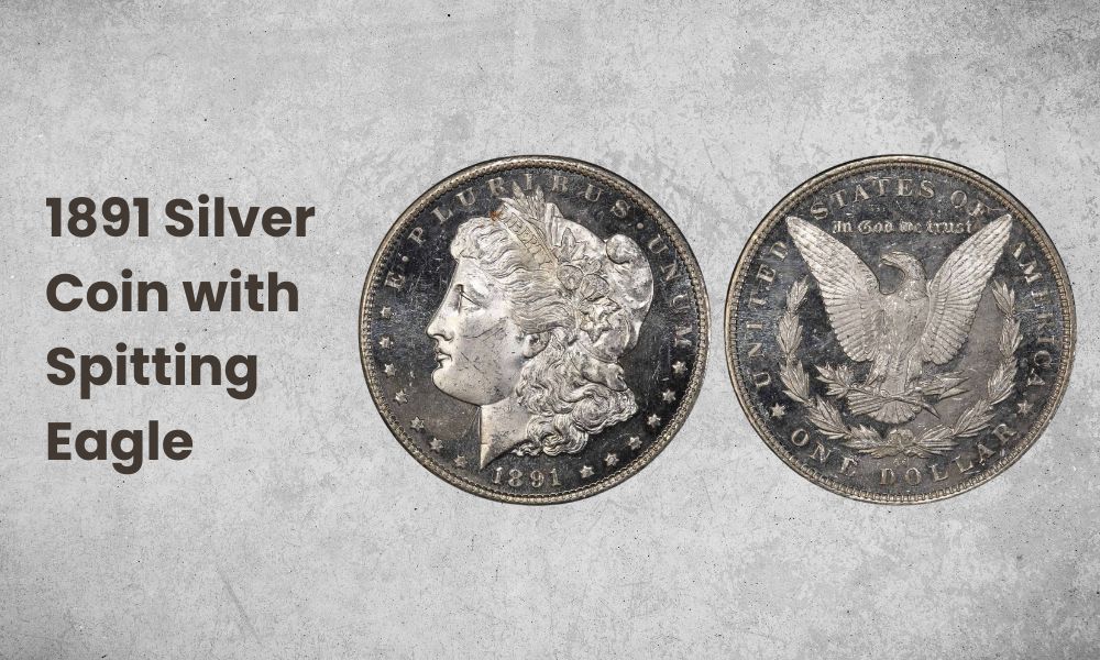 1891 Silver Coin with Spitting Eagle