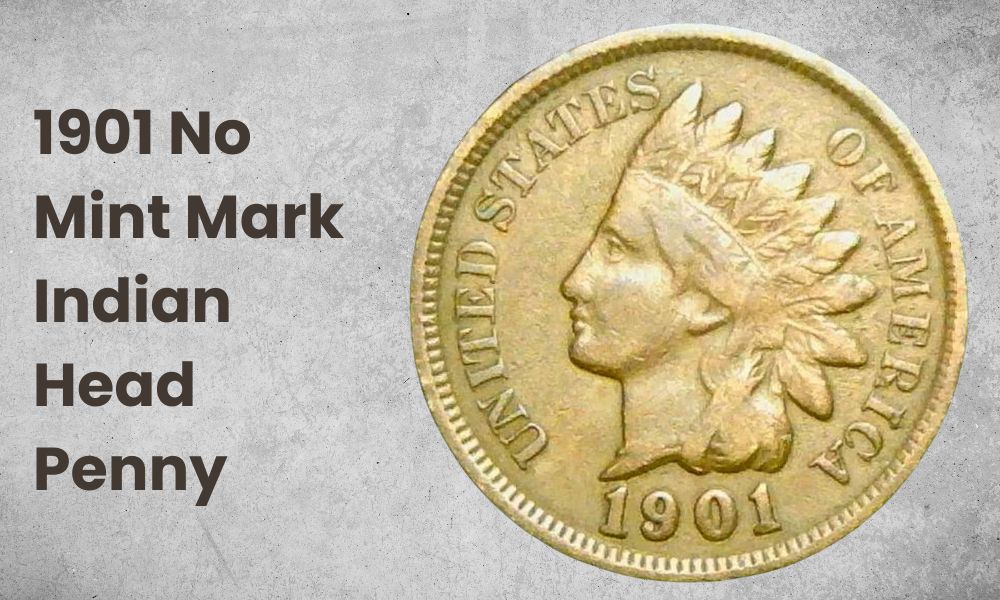 1901 No Mint Mark Indian Head Penny