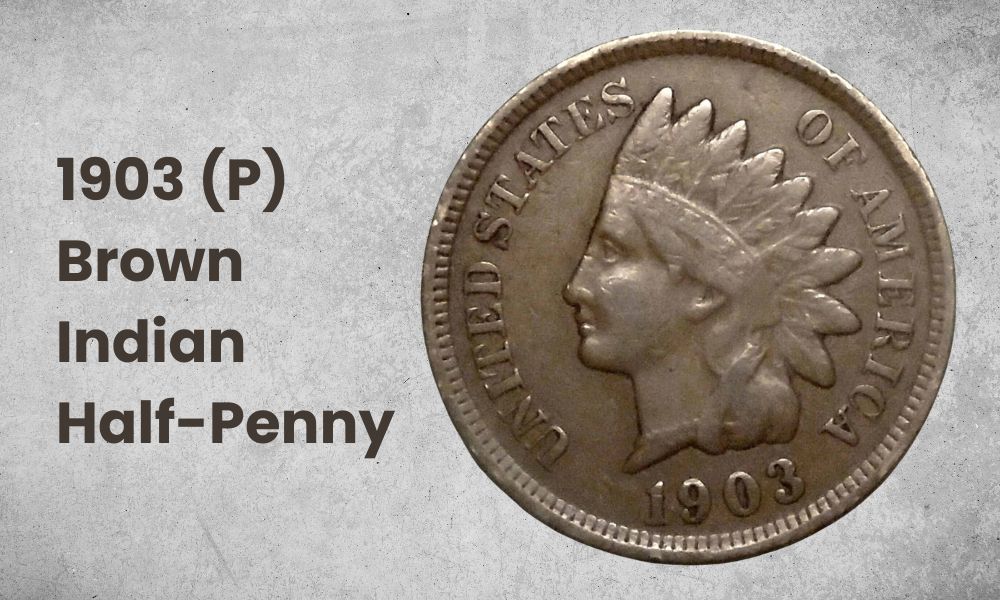 1903 (P) Brown Indian Half-Penny
