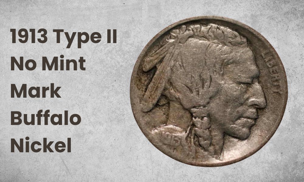 1913 Type II No Mint Mark Buffalo Nickel