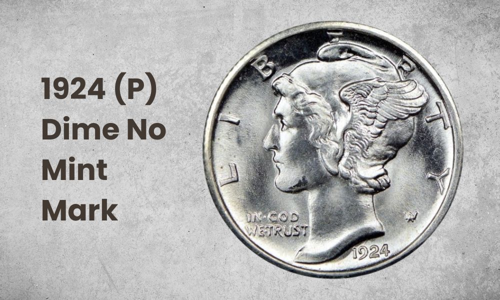 1924 (P) Dime No Mint Mark