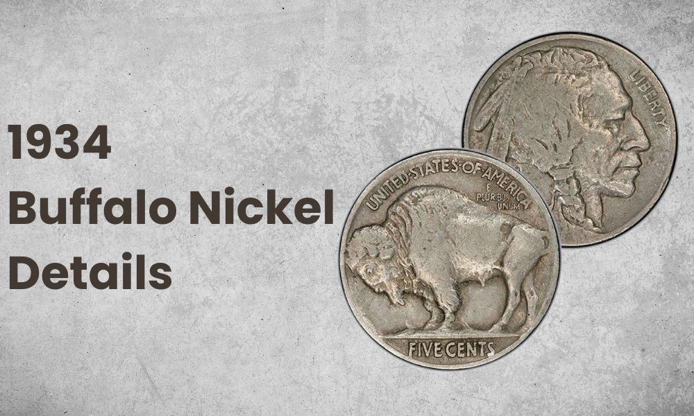 1934 Buffalo Nickel Details