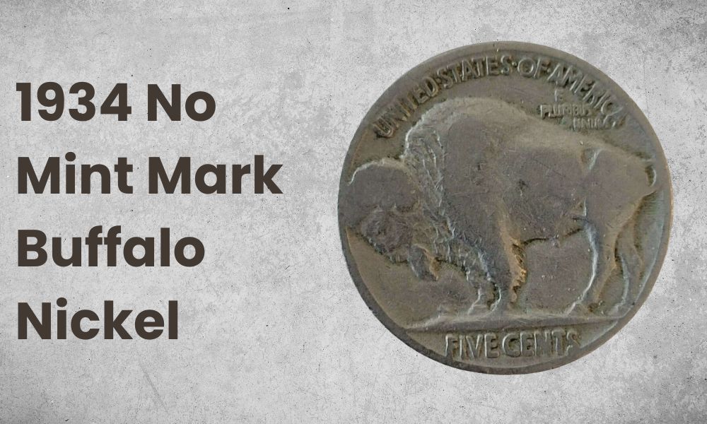 1934 No Mint Mark Buffalo Nickel