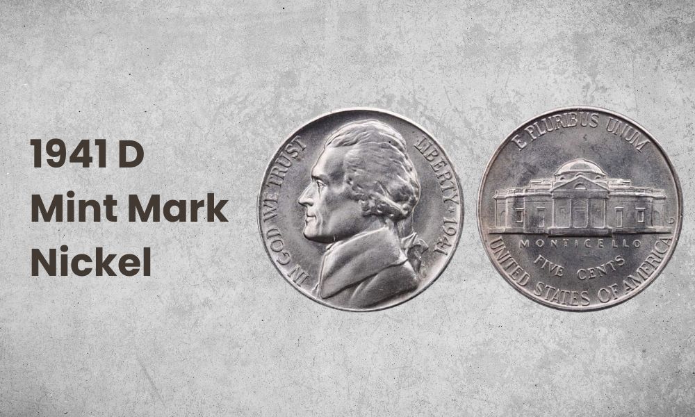 1941 D Mint Mark Nickel