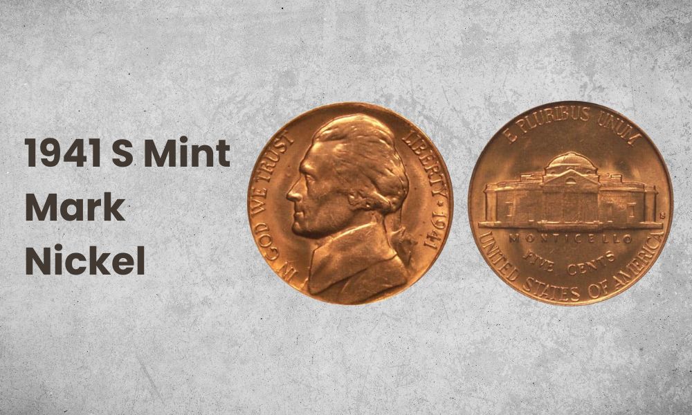 1941 S Mint Mark Nickel