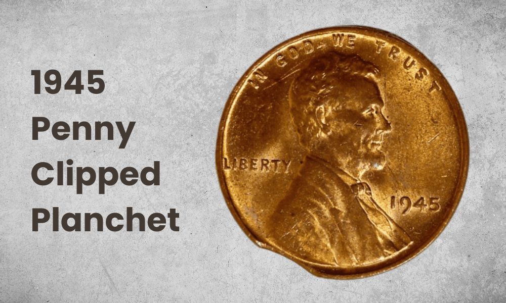 1945 Penny-Clipped Planchet