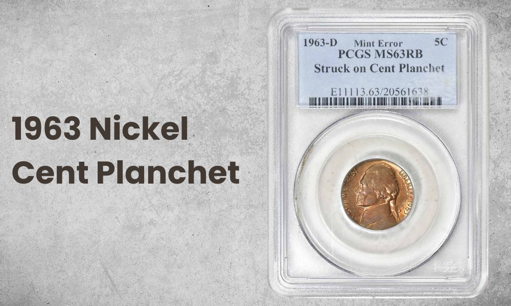 1963 Nickel Cent Planchet