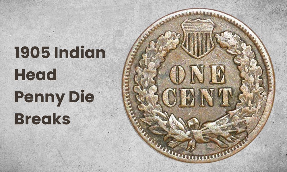 1905 Indian Head penny die breaks