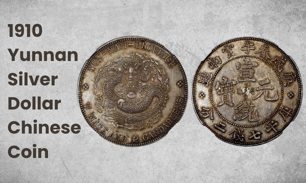 1910 Yunnan Silver Dollar Chinese Coin