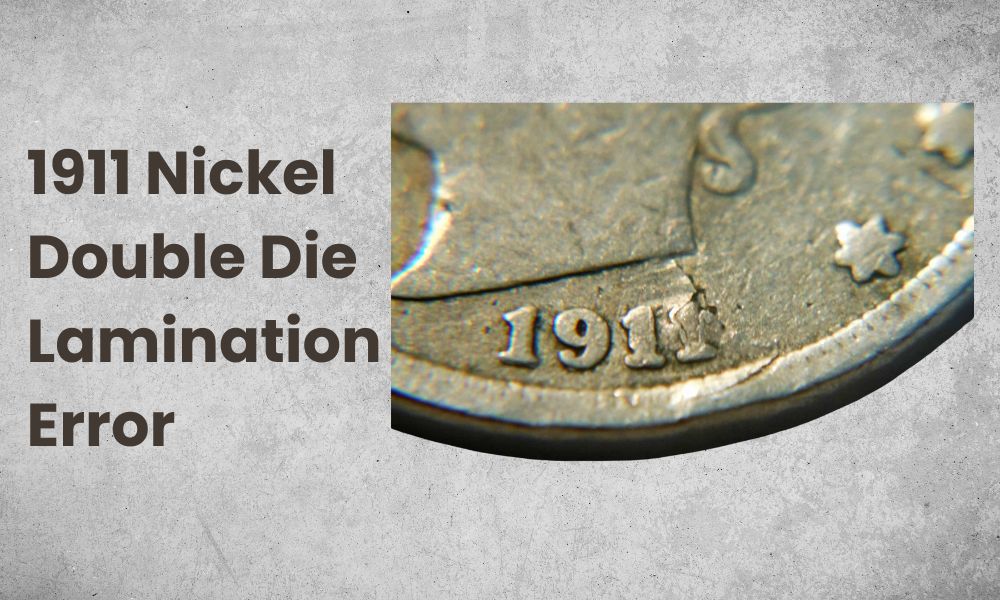 1911 Nickel Double Die Lamination Error