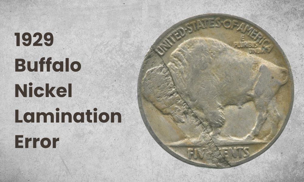 1929 Buffalo Nickel Lamination Error