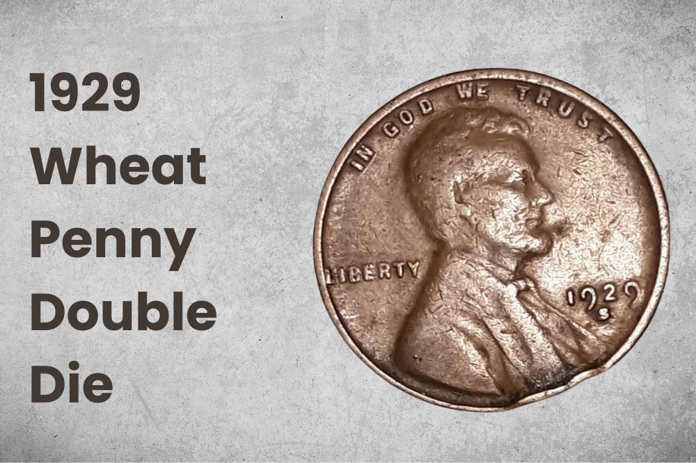 1929 Wheat Penny Double Die