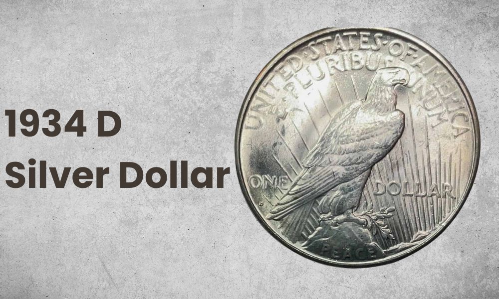 1934 D Silver Dollar