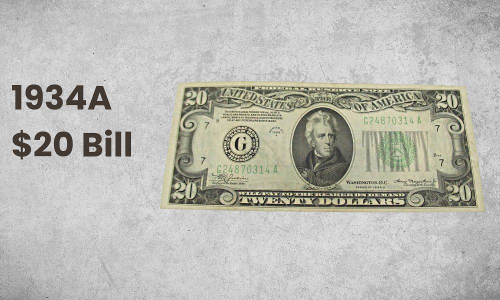1934A $20 Bill