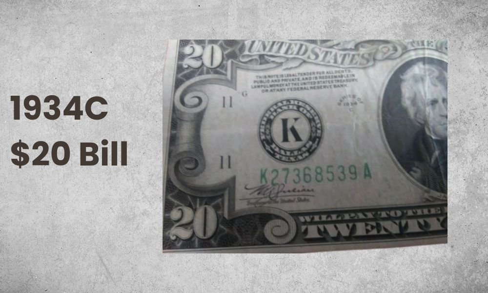 1934C $20 Bill