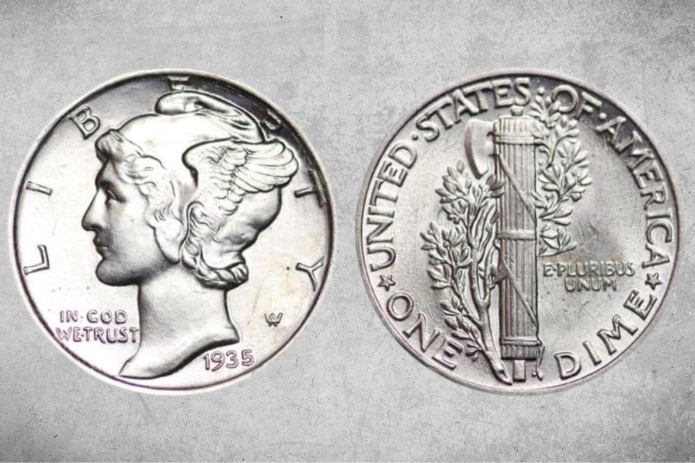 1935 Dime Value