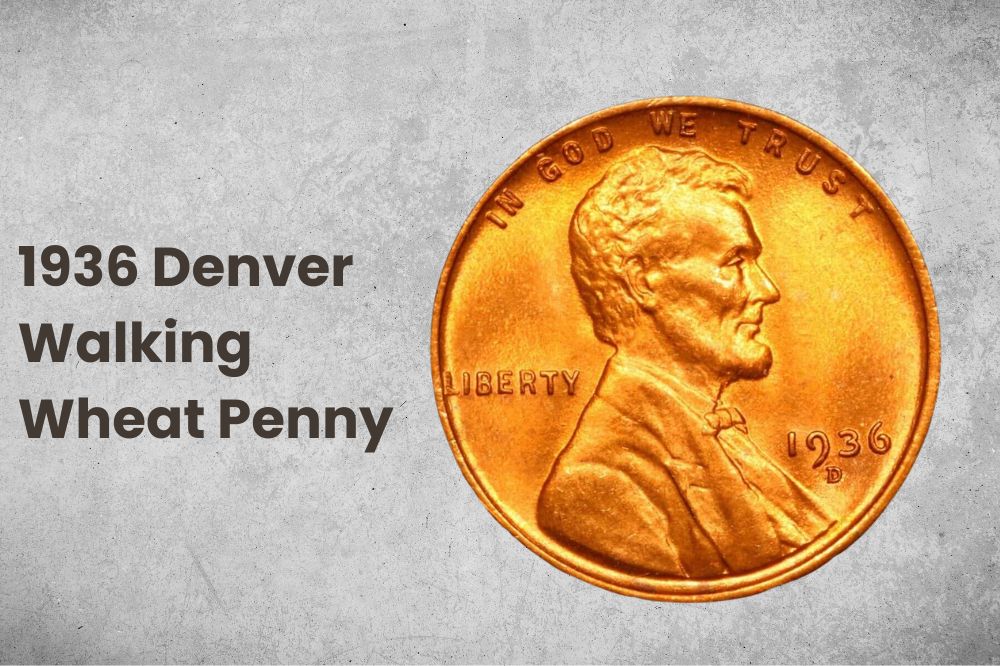 1936 Denver Walking Wheat Penny