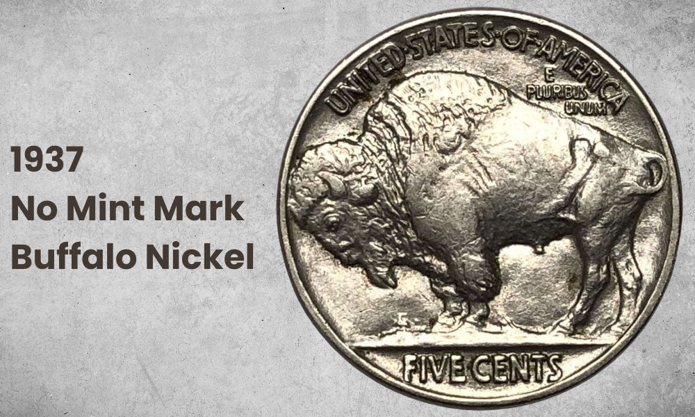 1937 No Mint Mark Buffalo Nickel