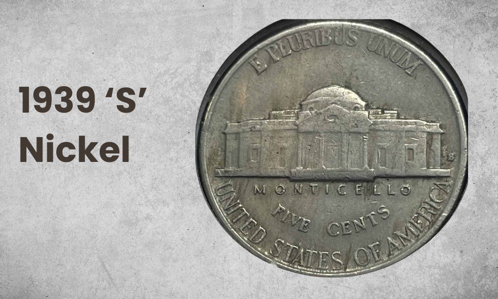 1939 ‘S’ Nickel
