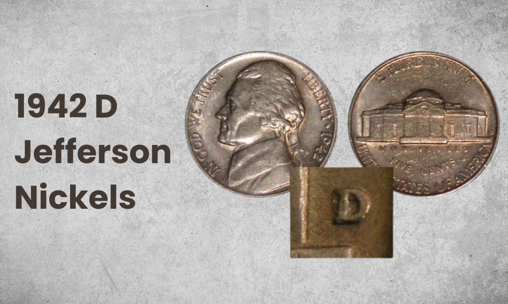 1942 D Jefferson Nickels