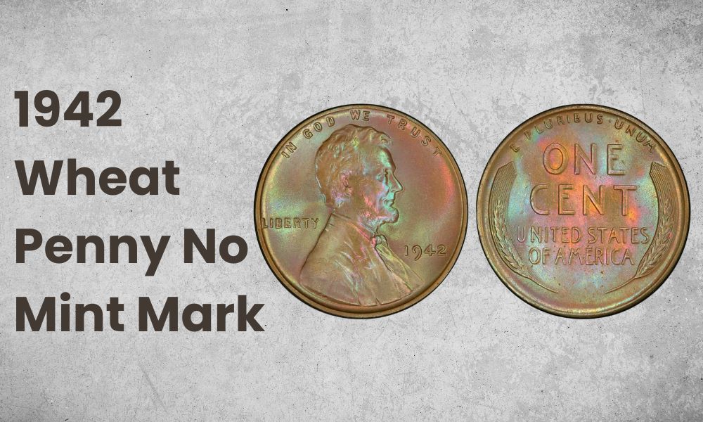 1942 Wheat Penny No Mint Mark
