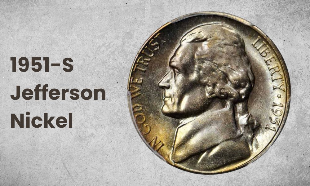 1951-S Jefferson Nickel