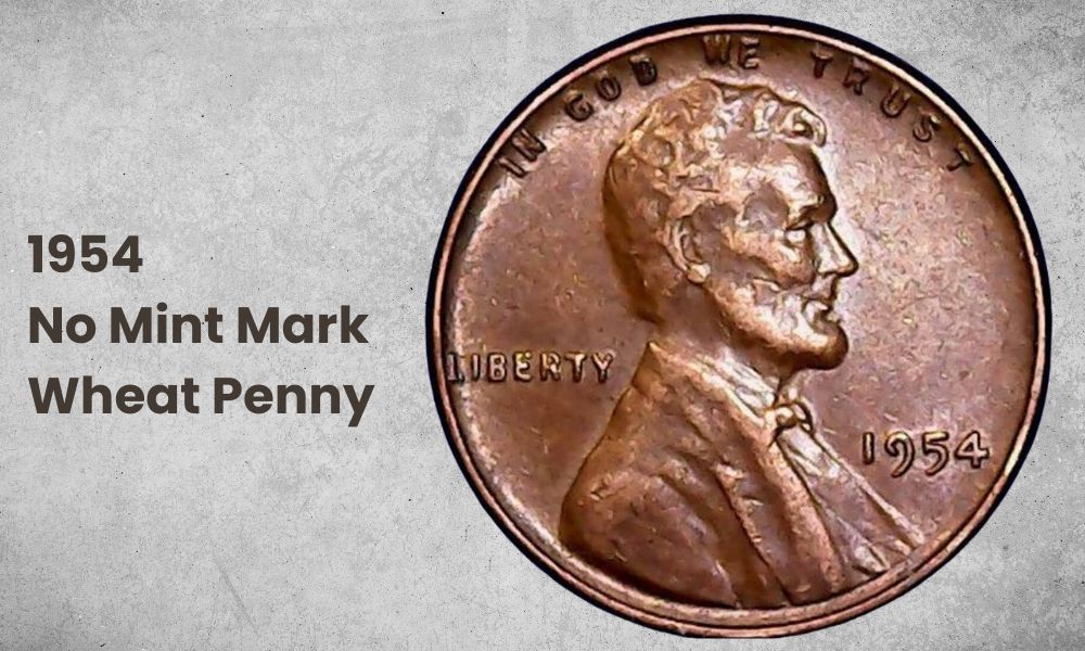 1954 No Mint Mark Wheat Penny