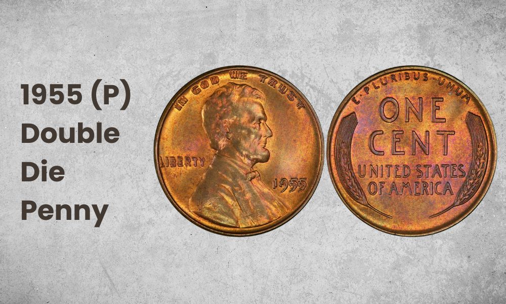 1955 (P) Double Die Penny