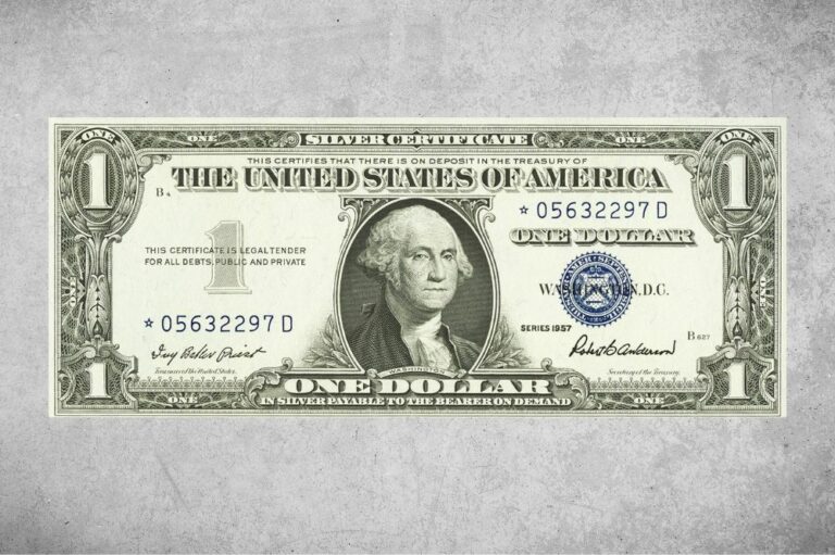 1957 Silver Certificate Dollar Bill Value
