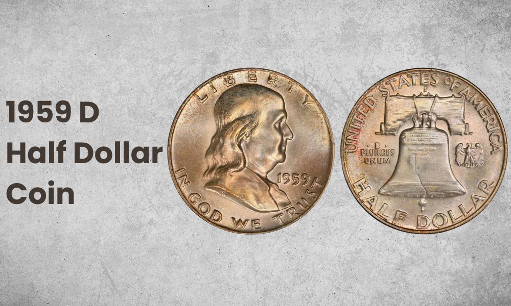 1959 D Half Dollar Coin