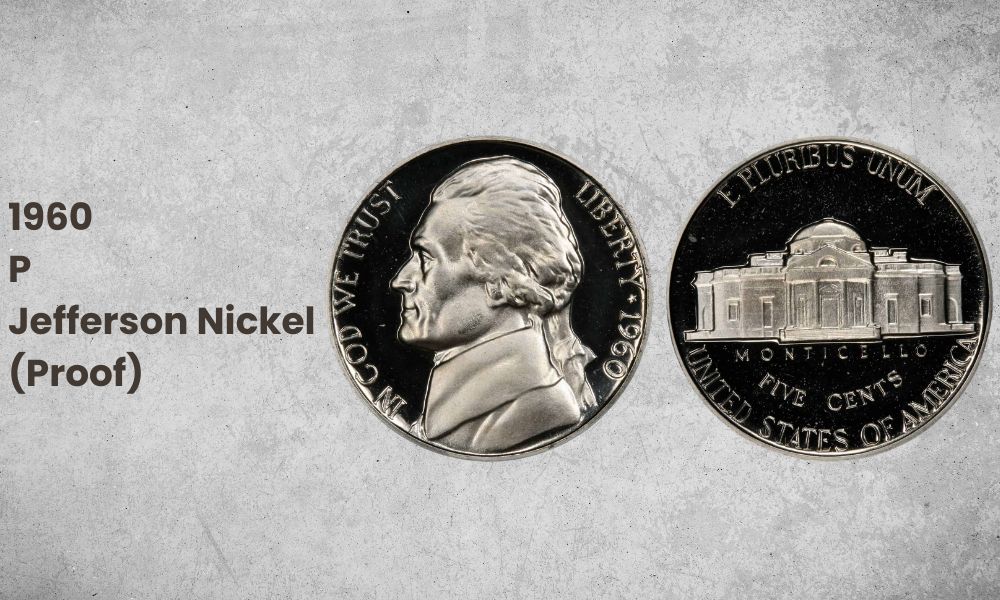 1960 P Jefferson Nickel (Proof)
