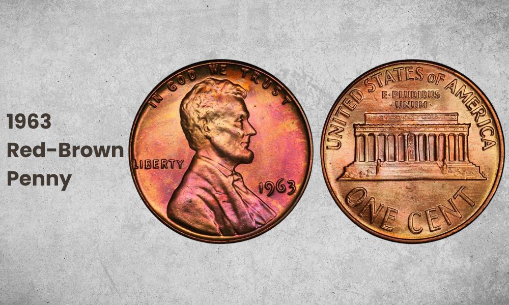 1963 Red-Brown Penny