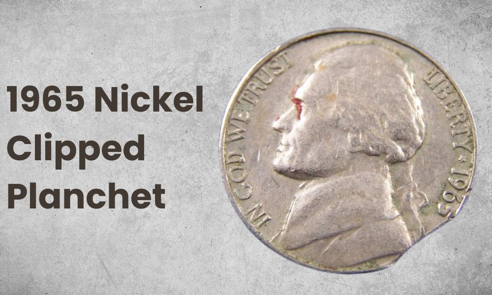 1965 Nickel Clipped Planchet