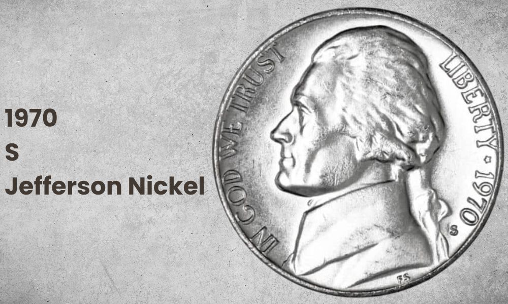 1970 S Jefferson Nickel