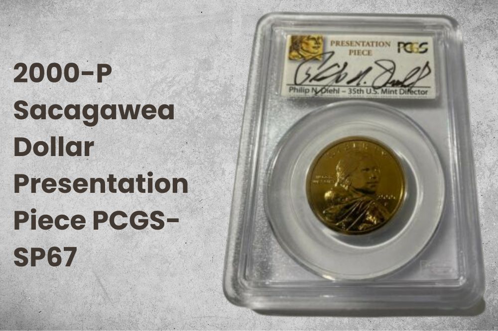 2000-P Sacagawea Dollar Presentation Piece PCGS-SP67