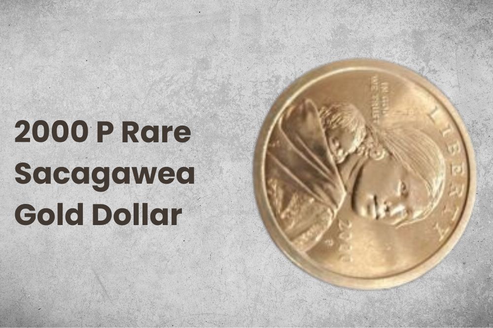 2000 P Rare Sacagawea Gold Dollar