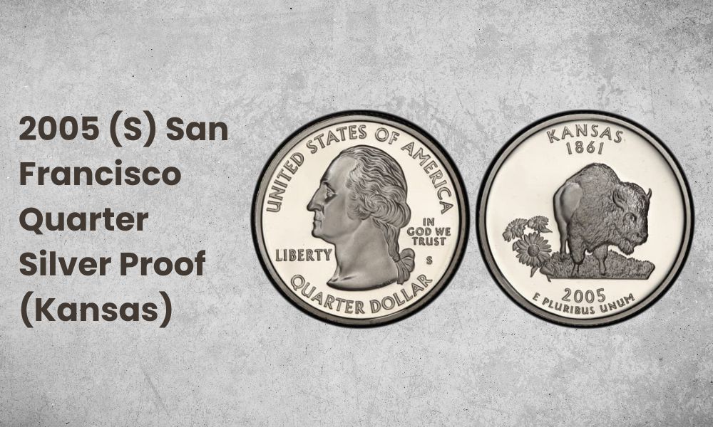 2005 (S) San Francisco Quarter Silver Proof (Kansas)