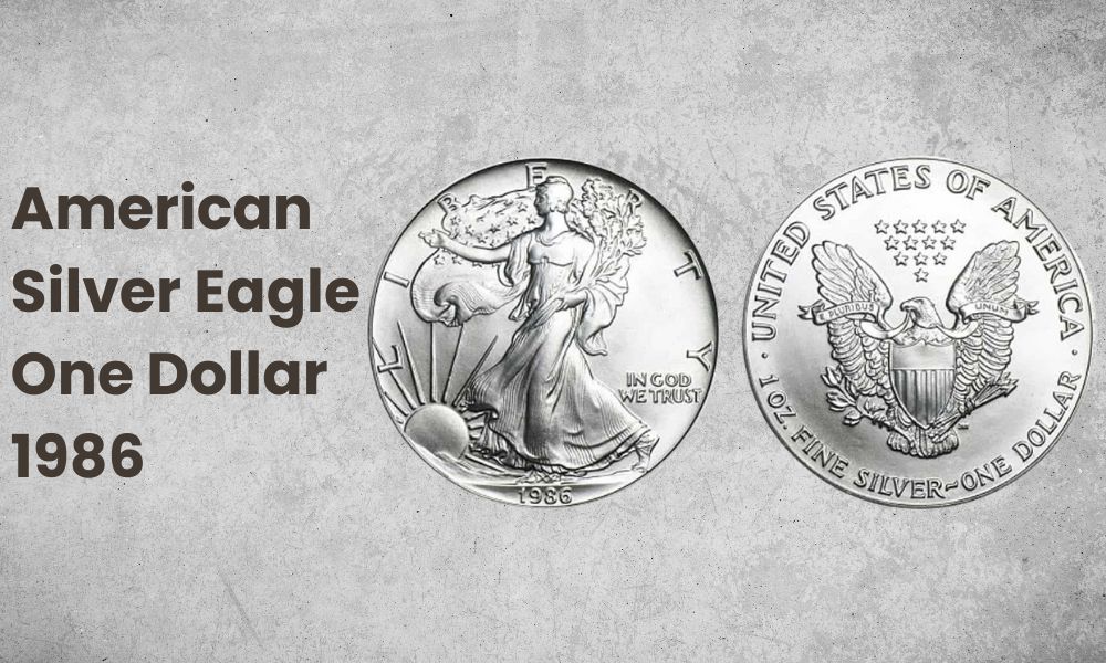 American Silver Eagle One Dollar 1986