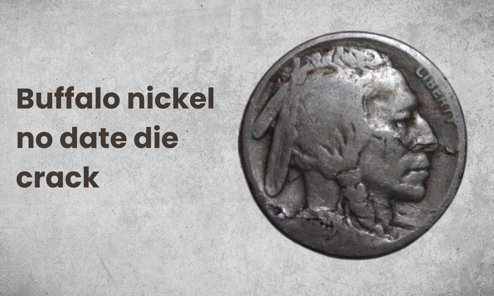 Buffalo nickel no date die crack