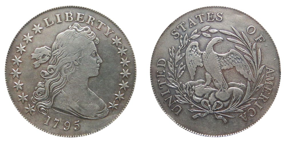 The “Draped Bust” 1795 Silver Dollar Details