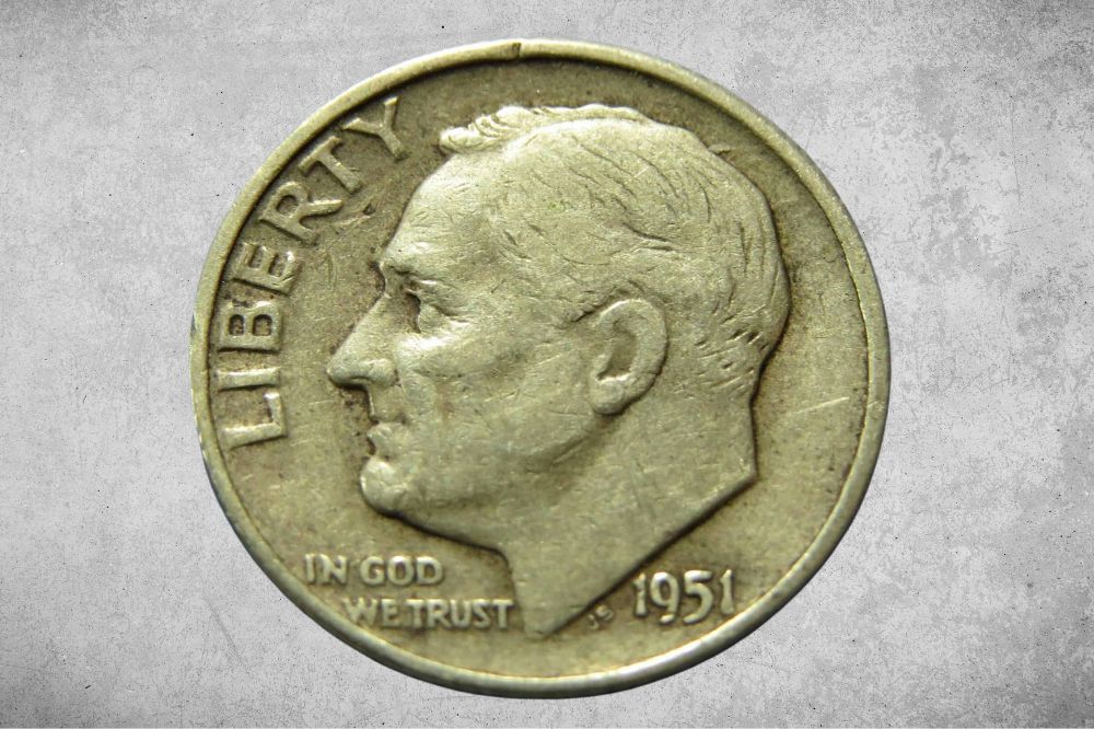 1951 Dime Value