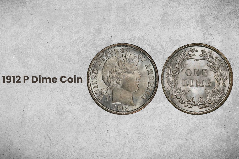 1912 P Dime Coin