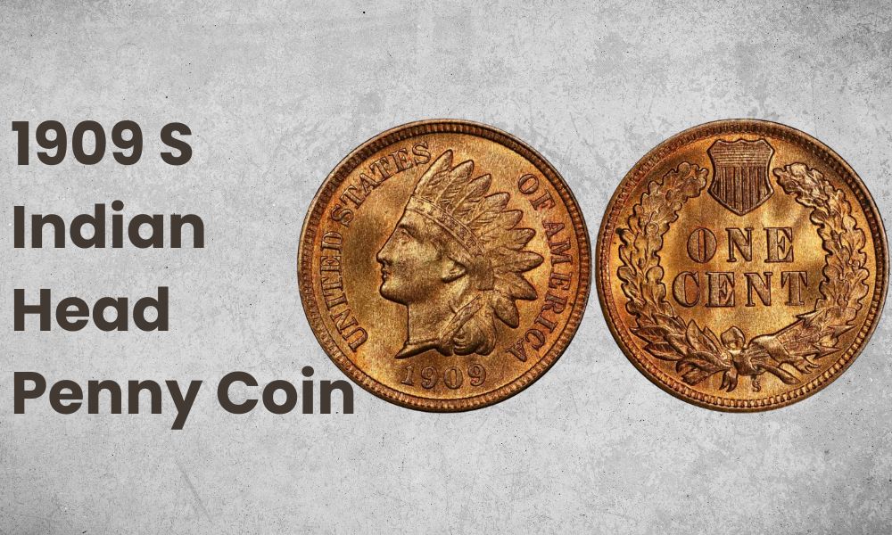 1909 S Indian Head Penny Coin