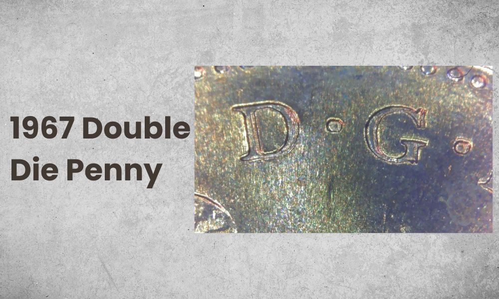 1967 Double Die Penny